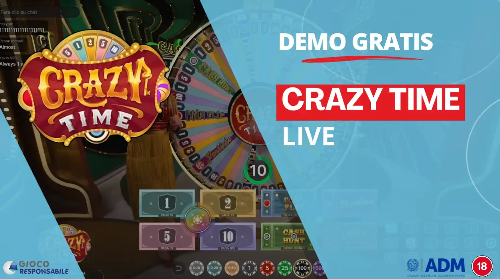 🎮Crazy Time Demo Sürümü | Ücretsiz Oyun, Zorunluluk Yok